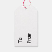 Gift Tags - Intelligent Robo Geschenkanhänger (Rückseite)