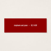 Gift Tags, Lovebirds, Danke (Rückseite)