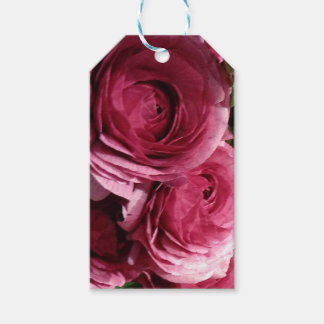 Gift-Tags mit Ranunculus-Blume Geschenkanhänger