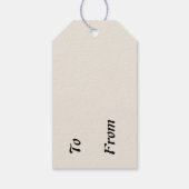 Gift Tags - Schottischer Tartan Geschenkanhänger (Rückseite)