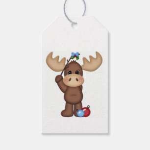 Gift Tags - Unter dem Mistleton Geschenkanhänger