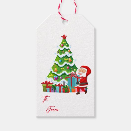 Gift Tags Weihnachtsgeschenke Tags Geschenkanhänger (Vorderseite)