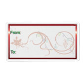 Gift Tags - Wirbel (Vorne)