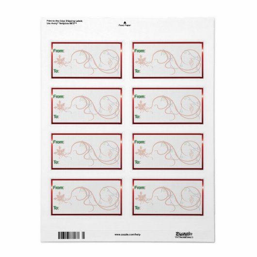 Gift Tags - Wirbel (Vorne)