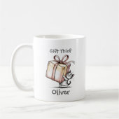 Gift Thief Funny Family Matching Christmas Kaffeetasse (Links)