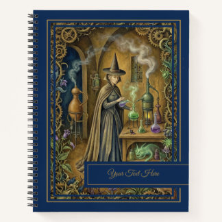 Gift und Rebe - Dunkle Alchemie Hexenbuch Notizblock