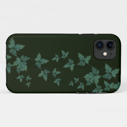 Gift Wein und Blätter - Botanisches Goth-Blätter Case-Mate iPhone Hülle (Rückseite (Horizontal))