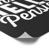 Gift-Wiederverbriefung Poster (Ecke)