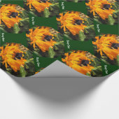 Gift Wrap - Calendula und Biene Geschenkpapier (Ecke)