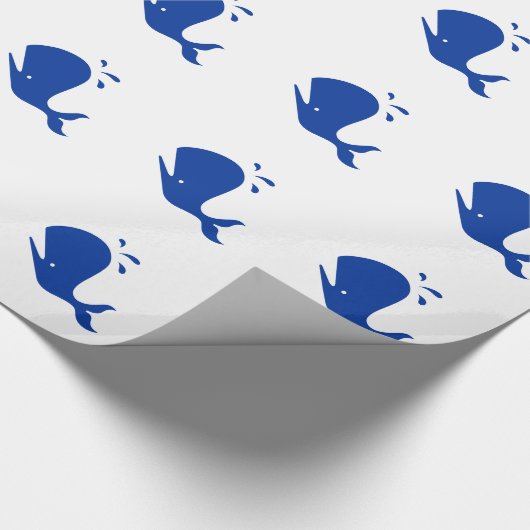 Gift Wrap - Cartoon Whale Geschenkpapier (Ecke)