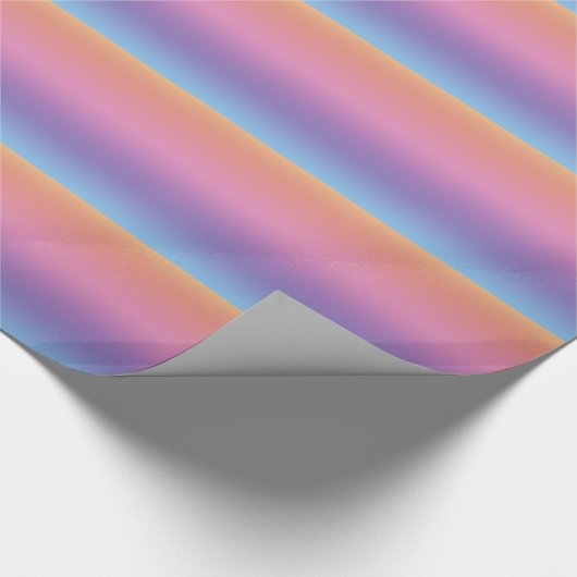 Gift Wrap - Coole Farben des Regenbogens Geschenkpapier (Ecke)