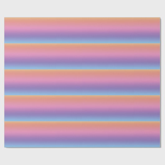 Gift Wrap - Coole Farben des Regenbogens Geschenkpapier (Flach)