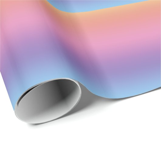 Gift Wrap - Coole Farben des Regenbogens Geschenkpapier (Rolleneckpunkt)