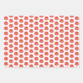Gift Wrap Coral Peonies Geschenkpapier Set (Vorderseite 2)