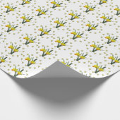 Gift Wrap - Daffelblüten Geschenkpapier (Ecke)