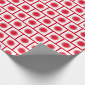 Gift Wrap - Diffuse Kreise in weißen Steinen Geschenkpapier (Ecke)