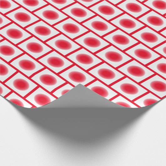 Gift Wrap - Diffuse Kreise in weißen Steinen Geschenkpapier (Ecke)