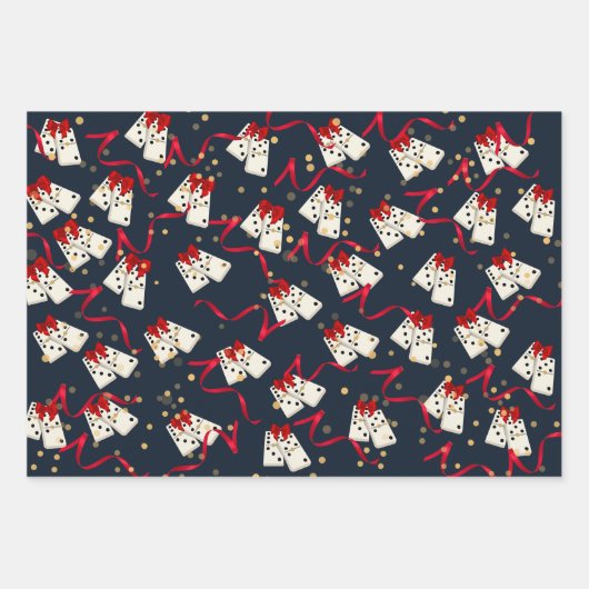 Gift Wrap - Dominos Geschenkpapier Set (Vorderseite 2)