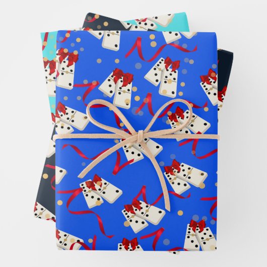 Gift Wrap - Dominos Geschenkpapier Set (Beispiel)