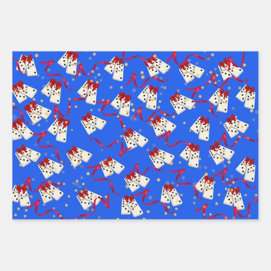 Gift Wrap - Dominos Geschenkpapier Set (Vorderseite)