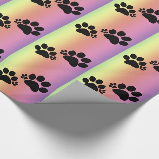 Gift Wrap - Drucke von Polydactylpflaster Geschenkpapier (Ecke)