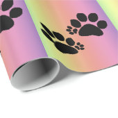 Gift Wrap - Drucke von Polydactylpflaster Geschenkpapier (Rolleneckpunkt)