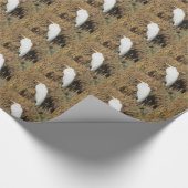 Gift Wrap - Egret in Marsh Grasses Geschenkpapier (Ecke)