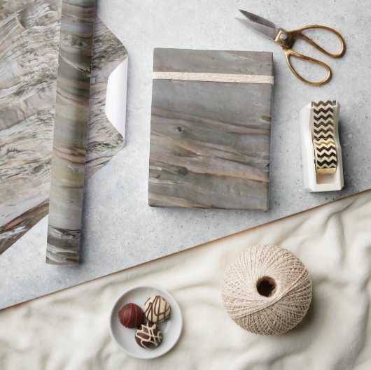 Gift Wrap - Eukalyptus Bark (v.2) Geschenkpapier (Kunsthandwerk)