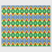 Gift Wrap - farbenfrohe geometrische Formen Geschenkpapier (Flach)
