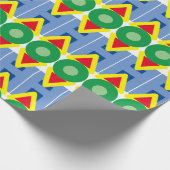 Gift Wrap - farbenfrohe geometrische Formen Geschenkpapier (Ecke)