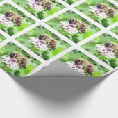 Gift Wrap - Honey Bee on Clover Geschenkpapier (Ecke)