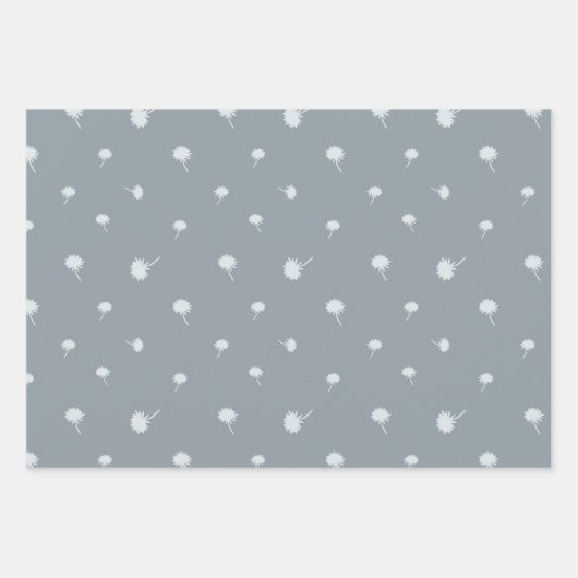 Gift Wrap in Grautönen Geschenkpapier Set (Vorderseite 3)