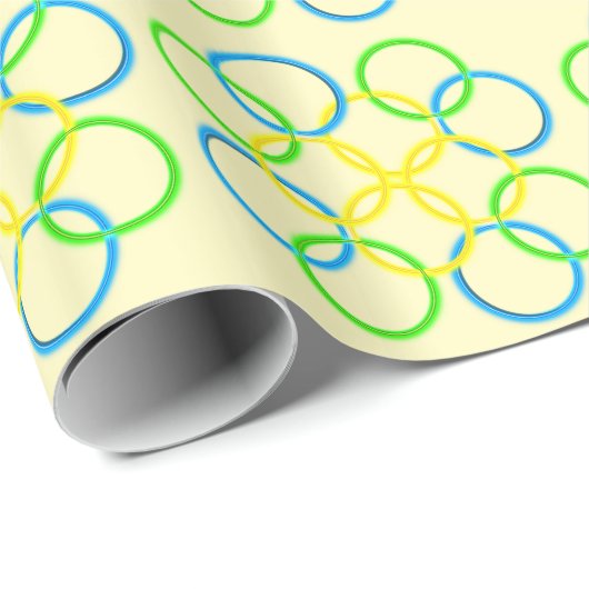 Gift Wrap - Intersecting Rings Geschenkpapier (Rolleneckpunkt)