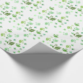 Gift Wrap - Jumbled Holly-Blätter Geschenkpapier (Ecke)