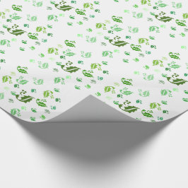 Gift Wrap - Jumbled Holly-Blätter Geschenkpapier
