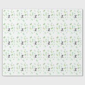 Gift Wrap - Jumbled Letters in Green Geschenkpapier (Flach)