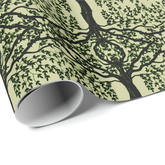 Gift Wrap - Kaleidoskopischer Baum Geschenkpapier (Rolleneckpunkt)
