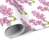 Gift Wrap - Lilac Blossoms (v.2) Geschenkpapier (Rolleneckpunkt)