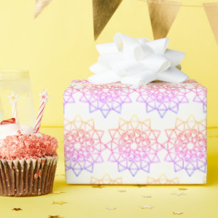 Gift Wrap - Mandala Kontur in Pastellfarben Geschenkpapier