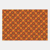 Gift Wrap Paper Gazanias Geschenkpapier Set (Vorderseite)
