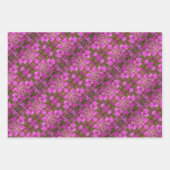 Gift Wrap Paper Lila Rhododendron Geschenkpapier Set (Vorderseite)
