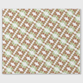 Gift Wrap Paper Roll - Butterfly Tuberosa Flowers Geschenkpapier (Flach)