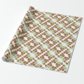 Gift Wrap Paper Roll - Butterfly Tuberosa Flowers Geschenkpapier (Ungerollt)