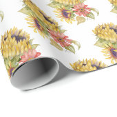 Gift Wrap Paper Roll - Sunflower Trio Geschenkpapier (Rolleneckpunkt)