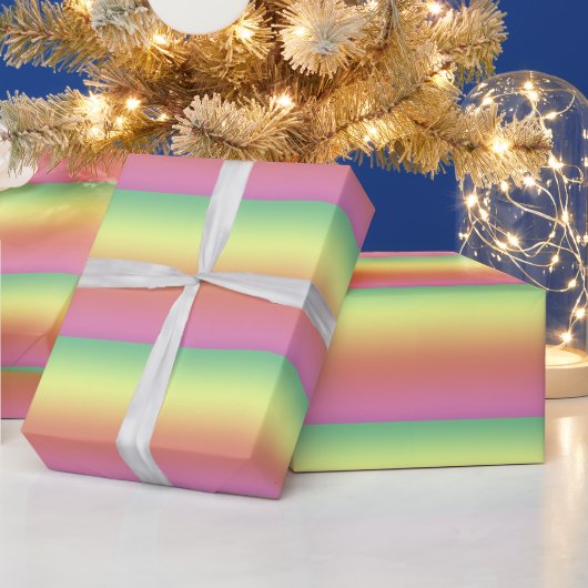 Gift Wrap - Regenbogenstreifen Geschenkpapier (Feiertage)