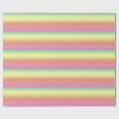Gift Wrap - Regenbogenstreifen Geschenkpapier (Flach)