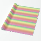 Gift Wrap - Regenbogenstreifen Geschenkpapier (Ungerollt)