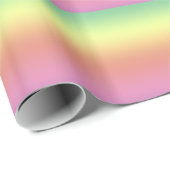 Gift Wrap - Regenbogenstreifen Geschenkpapier (Rolleneckpunkt)
