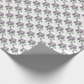 Gift Wrap Roll - Lila Stiefmütterchen - NGA Wasser Geschenkpapier (Ecke)