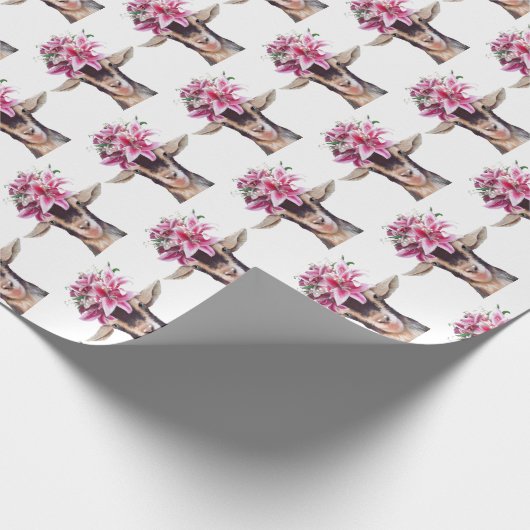 Gift Wrap Roll Lilly die Ziege Geschenkpapier (Ecke)